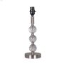 15.25\" Small Lamp Base Satin Nickel Ball