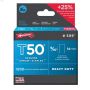 T50\u00ae 9\/16\" x 3\/8\" Steel Galvanized Flat Crown Staple