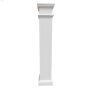 Craftmen 4\" x 4\" x 8' 6\" White Square Post Cover