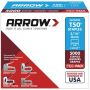 T50\u00ae 5\/16\" x 3\/8\" Steel Flat Crown Staple-5000\/Pack