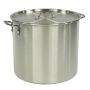 48 L Aluminum Stock Pot With Lid