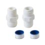 1" Solderless Water Filter Connector Kit