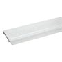 9' x 3" White PVC Garage Door Set