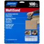 Multisand Sanding Sheet 9 X 11 100grit Handy Pack-5/Pack