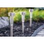 Solar Stake Light With Plastic Lens 3 Pack