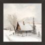 20 x 20 Framed Christmas Print