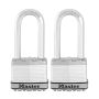 2in (51mm) Wide Magnum® Laminated Steel Padlock-2/Pack