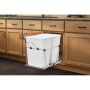 Double 35 Quart Waste Container Soft Close