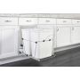 Double 35 Quart Waste Container Soft Close