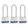 1-3/4" Wide Padlock with 2-1/2" Shackle-3/Pack