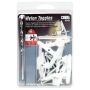 Nylon Toggle Light Duty 1/4" M + Screws + Drill Bit