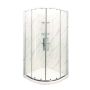 Dolphin Marble Wall Shower Unit With Base And Door