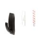 Command™ Large Modern Reflections Metal Hook, Brushed Nickel