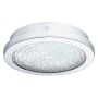 11" LED Arezzo Flushmount Chrome with Glass and Crystals