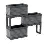 Banc de jardin modulaires 3 pièces