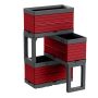 Banc de jardin modulaires 3 pièces