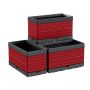 Banc de jardin modulaires 3 pièces