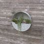14" Galvanized Round Wall Pot
