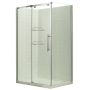 48" Rectangular Tiled Wall Shower