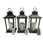 Led Candle Lantern With Remote-3/Set