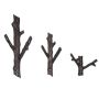 2 Branch Hook Small Black