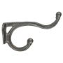 Industrial Double Hook Black