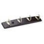 11-3/4" Espresso Utility Hook Rack