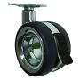 Roue à patin pivotant en PVC 3 po