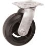 8" Mold on Rubber Swivel Caster