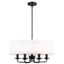 Eastbrook 5 Light Matte Black Chandelier