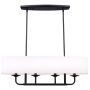 Eastbrook 4 Light Matte Black Chandelier