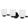 Crawford 3 Light Oil Rubbed Bronze Wall Light