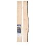 2" x (5"-8") x 6' Live Edge Pine Timber-link Edge Slab
