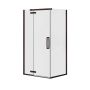 Porte de douche pivotante rectangulaire sans