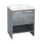 24" Relax Blue Grey Vanity With Top