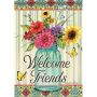 Floral Centerpiece Garden Flag