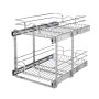 15 Inch Two-tier Pull-Out Baskets Soft Close