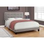 Grey Linen Queen Bed