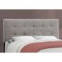 Grey Linen Queen Bed