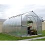 Bella Greenhouse - 8' x 16' Aluminum Frame - 10 mm Panels