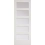 1-3/8" x 24" x 80" MDF 5 Lite Clear Panel