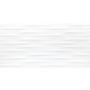 Tuile murale lustrée rectif 12x24 po Modulation Linea blanc