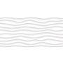 12"x24" White Oblique Glossy Linea Wall Tile 15.5 Sq-Ft/Box