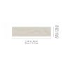 Tuile murale lustrée 3 x 12 po Marlow désert 10.66 pi3/bte