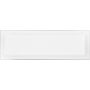 4" x 12" Soho Beveled White Gloss Wall Tile