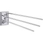 Fundamentals 3 Arm Towel Holder Chrome