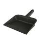 Plastic Dust Pan Black 12"