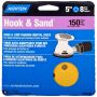 5" x 8 Hole Disc Aluminum Oxide 150 Grit-4/Pack