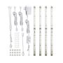 10'' 1W LED Undercabinet Strip Water Resistant-4/Pack
