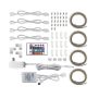 10" Flexible Led Undercabinet Strips Remote Included-4/Pack